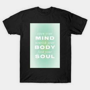 Mind Body Soul Green Aura T-Shirt